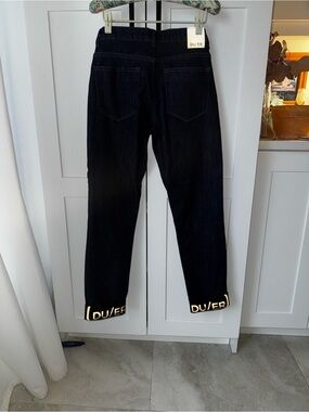 Du/er Woman’s All-Weather Denim Slim Straight Jean 26 x 32 inches Navy WFBS3002